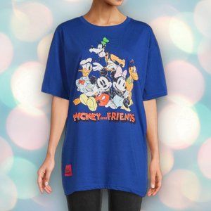Disney Mickey & Friends Women’s Oversized Tee Shirt Top Size L